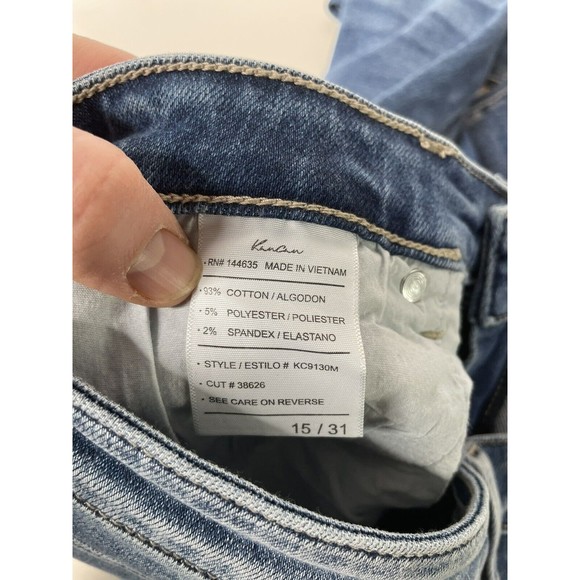 Womens Ladies KanCan High Rise Skinny Denim Blue Jean Size 15 / 31, KC9130M - Picture 6 of 11